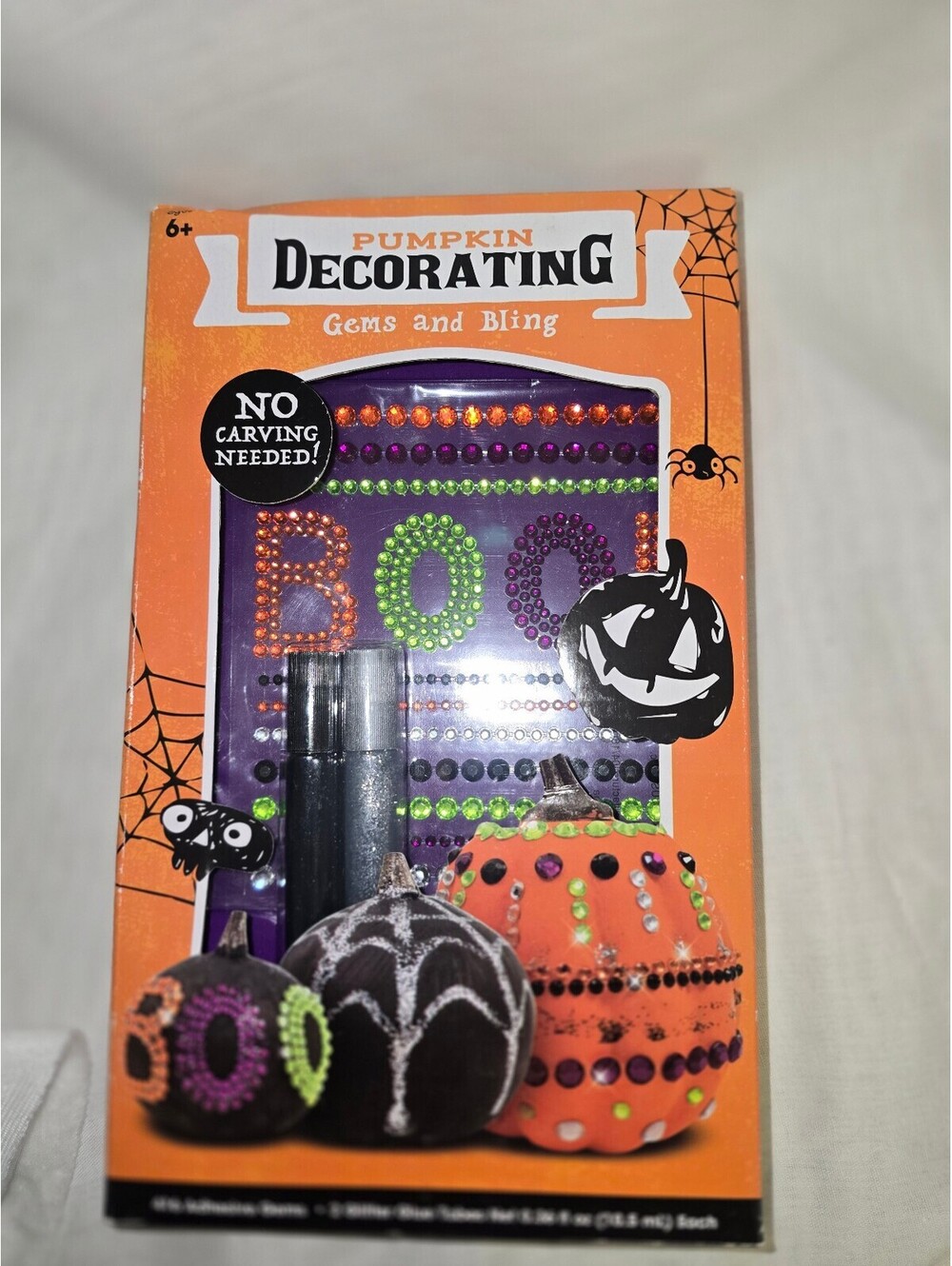 Horizon Group Pumpkin Decorating Gems & Bling No-Carve Halloween Craft Kit